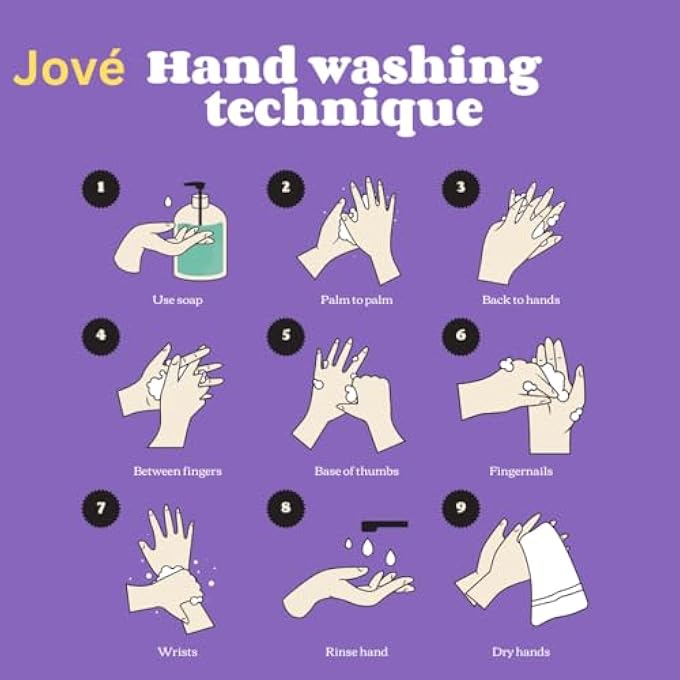 Jove HAND WASH LAVENDER 500ML | GENTLE & MOISTURIZING HAND CLEANSER | INFUSED WITH NATURAL LAVENDER EXTRACTS | SOFT & HYDRATED HANDS | PH BALANCED & PARABEN-FREE | LONG-LASTING RELAXING FRAGRANCE - Image 4